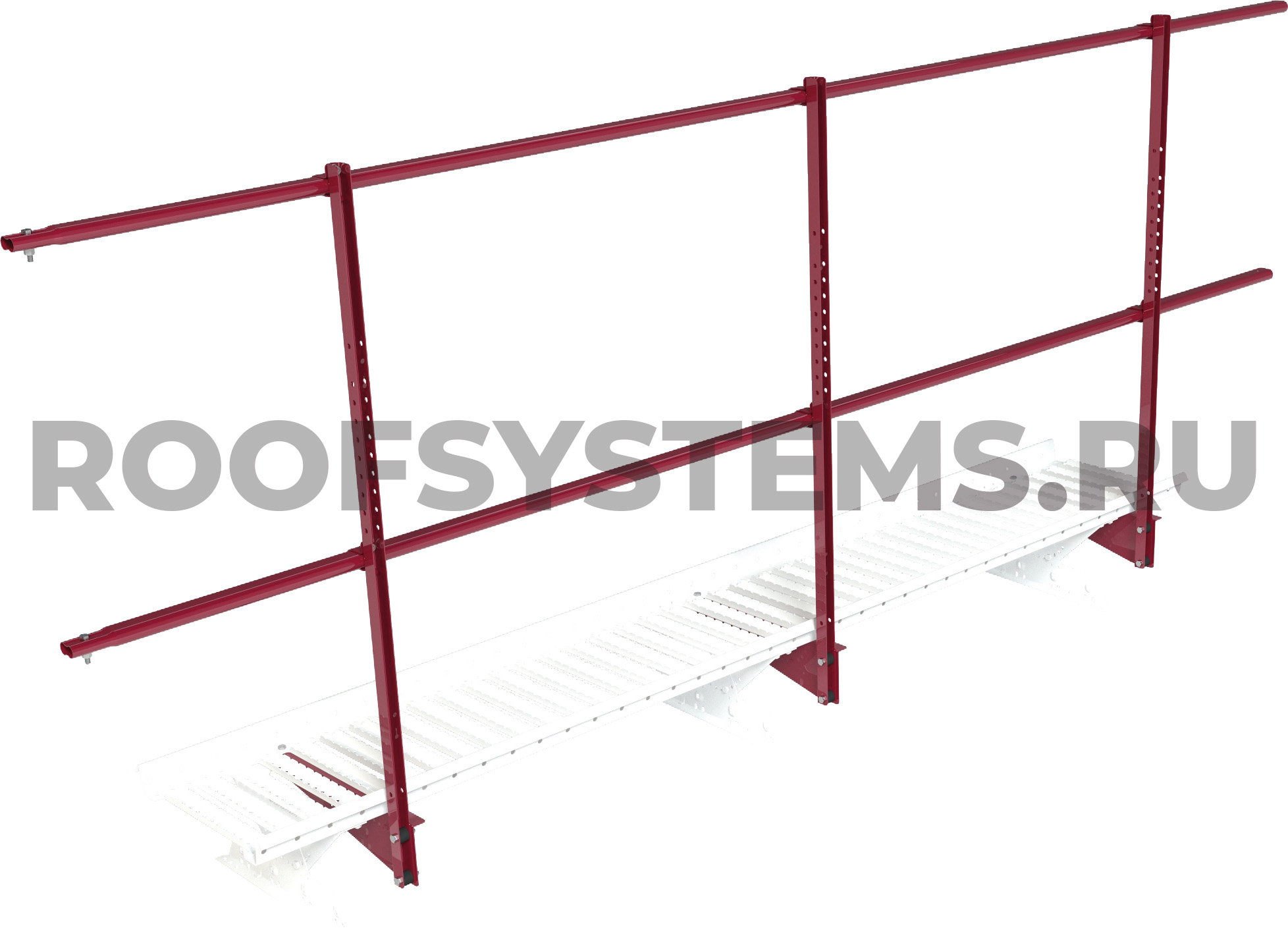 Перила к мостику кровельному PRESTIGE ZN H-1200 3,0м